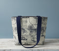 Handcrafted Tote Bag - The World Print