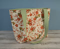 Handmade Quilted tote Bag - Hibiscus Floral Print