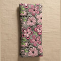 Pink Bold Floral Print Sunglass case