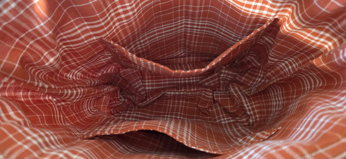 Hand-Quilted Pumpkin Patch Tote Bag
