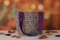 Hand-Quilted Purple Floral Tote Bag