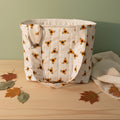 Hand-Quilted Mini Sunflower Tote Bag