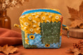Hand Quilted Patchwork Tiny Boxy Pouch