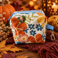 Hand Quilted Vibrant Tiny Boxy Pouch