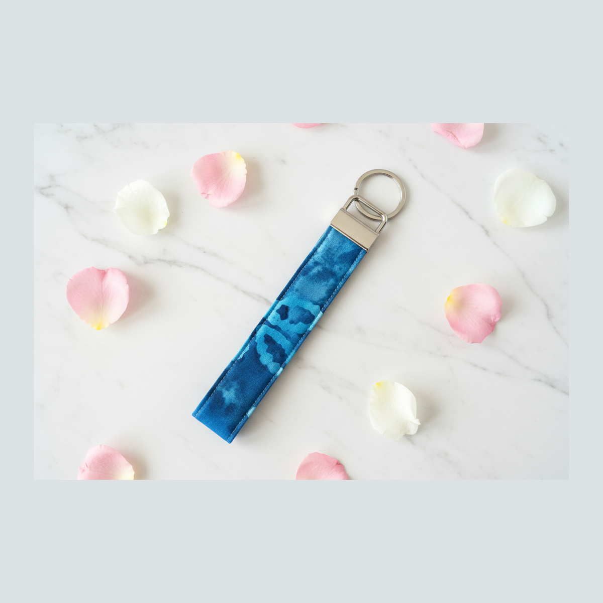 Watercolor Floral Wristlet Strap